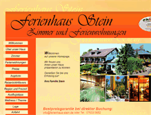 Tablet Screenshot of ferienhaus-stein.de